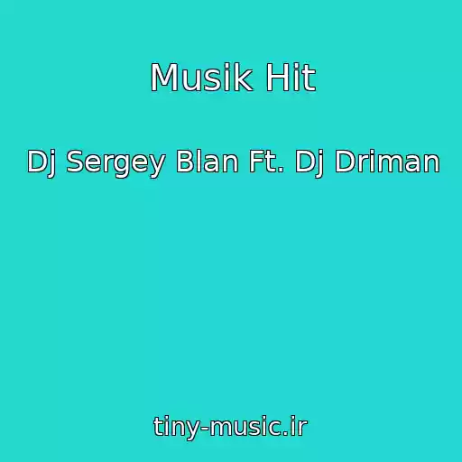 کاور آهنگ Musik Hit از Dj Sergey Blan Ft. Dj Driman