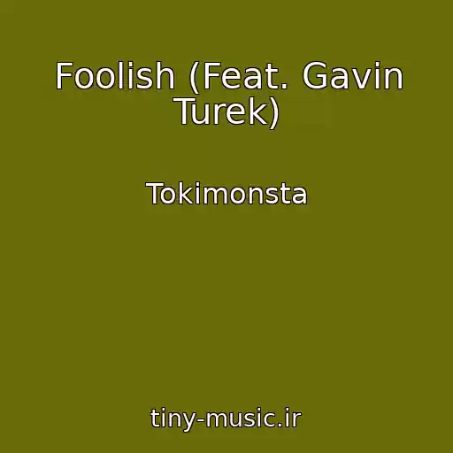 کاور آهنگ Foolish (Feat. Gavin Turek) از Tokimonsta