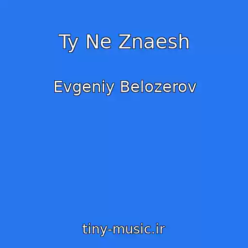 کاور آهنگ Ty Ne Znaesh از Evgeniy Belozerov