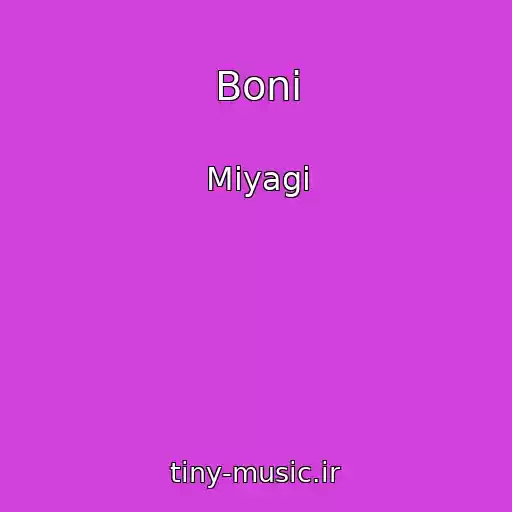کاور آهنگ Boni از Miyagi