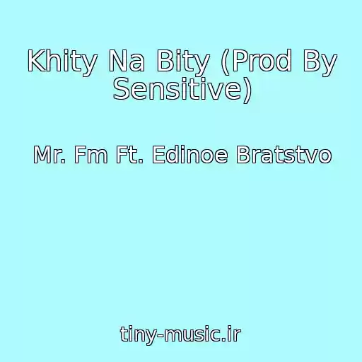 کاور آهنگ Khity Na Bity (Prod By Sensitive) از Mr. Fm Ft. Edinoe Bratstvo
