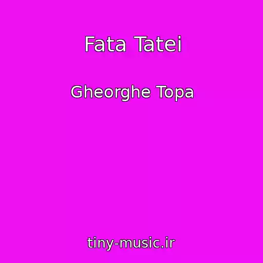 کاور آهنگ Fata Tatei از Gheorghe Topa
