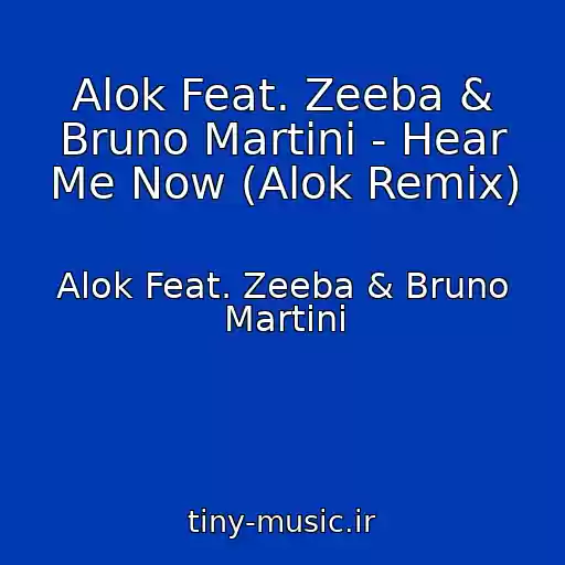 کاور آهنگ Alok Feat. Zeeba & Bruno Martini - Hear Me Now (Alok Remix) از Alok Feat. Zeeba & Bruno Martini