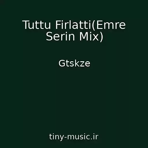 کاور آهنگ Tuttu Firlatti(Emre Serin Mix) از Gtskze