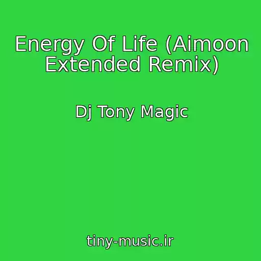 کاور آهنگ Energy Of Life (Aimoon Extended Remix) از Dj Tony Magic
