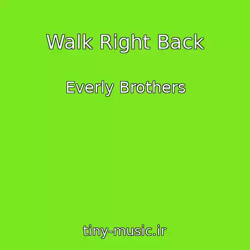 کاور آهنگ Walk Right Back از Everly Brothers