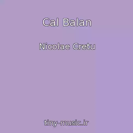 کاور آهنگ Cal Balan از Nicolae Cretu
