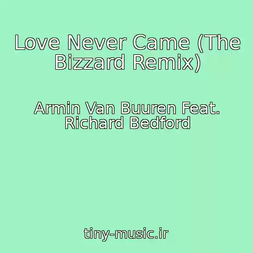کاور آهنگ Love Never Came (The Bizzard Remix) از Armin Van Buuren Feat. Richard Bedford