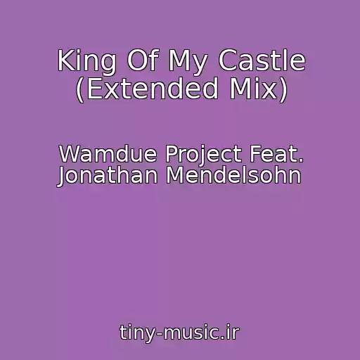 کاور آهنگ King Of My Castle (Extended Mix) از Wamdue Project Feat. Jonathan Mendelsohn