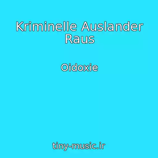 کاور آهنگ Kriminelle Auslander Raus از Oidoxie