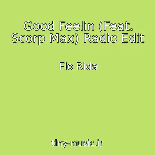 کاور آهنگ Good Feelin (Feat. Scorp Max) Radio Edit از Flo Rida