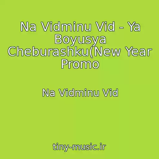 کاور آهنگ Na Vіdmіnu Vіd - Ya Boyusya Cheburashku(New Year Promo از Na Vіdmіnu Vіd