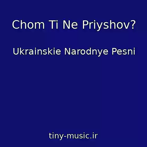 کاور آهنگ Chom Ti Ne Priyshov? از Ukrainskie Narodnye Pesni