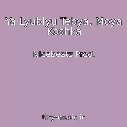 کاور آهنگ Ya Lyublyu Tebya, Moya Koshka از Nicebeatz Prod.