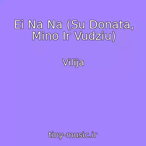 کاور آهنگ Ei Na Na (Su Donata, Mino Ir Vudziu) از Vilija