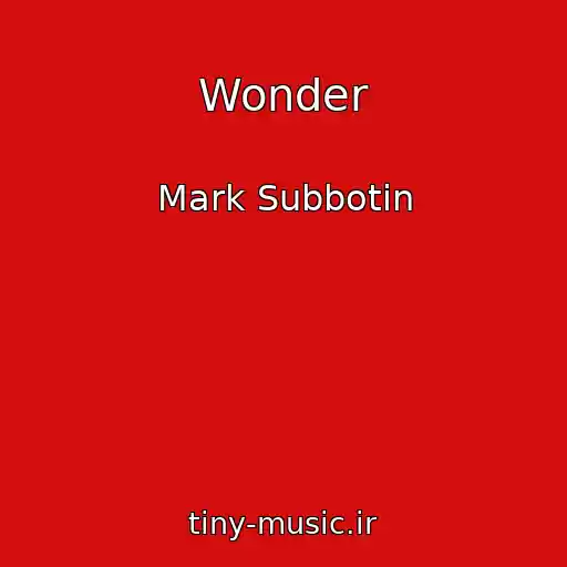 کاور آهنگ Wonder از Mark Subbotin