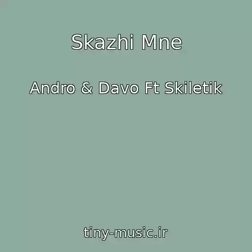 کاور آهنگ Skazhi Mne از Andro & Davo Ft Skiletik