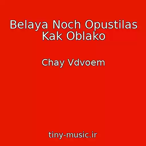 کاور آهنگ Belaya Noch Opustilas Kak Oblako از Chay Vdvoem