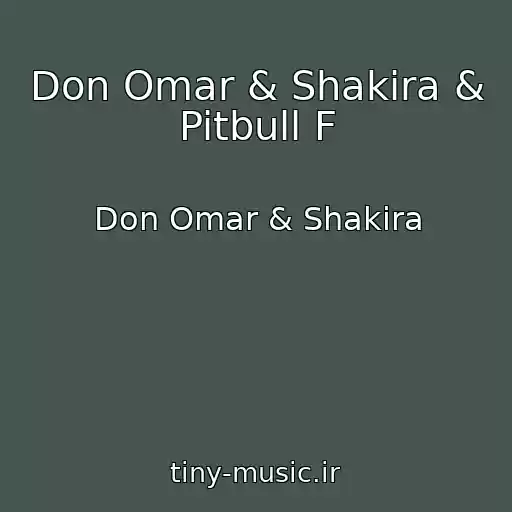 کاور آهنگ Don Omar & Shakira & Pitbull F از Don Omar & Shakira