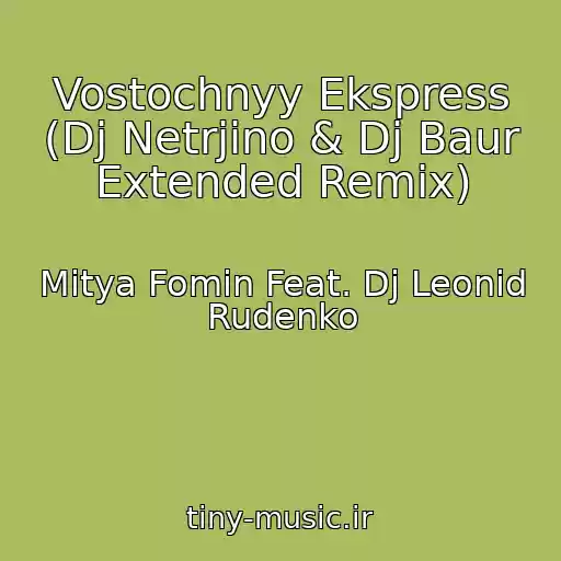 کاور آهنگ Vostochnyy Ekspress (Dj Netrjino & Dj Baur Extended Remix) از Mitya Fomin Feat. Dj Leonid Rudenko