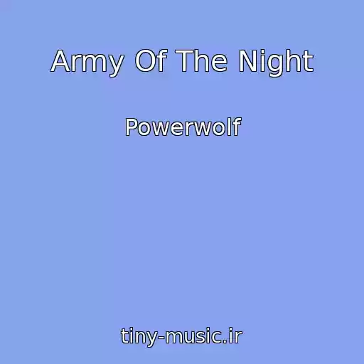 کاور آهنگ Army Of The Night از Powerwolf