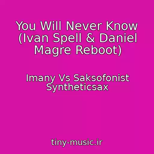 کاور آهنگ You Will Never Know (Ivan Spell & Daniel Magre Reboot) از Imany Vs Saksofonist Syntheticsax