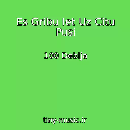 کاور آهنگ Es Gribu Iet Uz Citu Pusi از 100 Debija