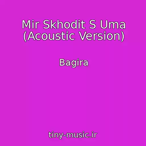 کاور آهنگ Mir Skhodit S Uma (Acoustic Version) از Bagira