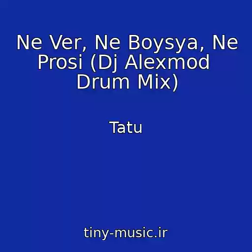 کاور آهنگ Ne Ver, Ne Boysya, Ne Prosi (Dj Alexmod  Drum Mix) از Tatu