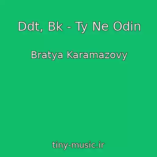 کاور آهنگ Ddt, Bk - Ty Ne Odin از Bratya Karamazovy