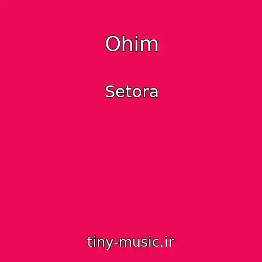 کاور آهنگ Ohim از Setora