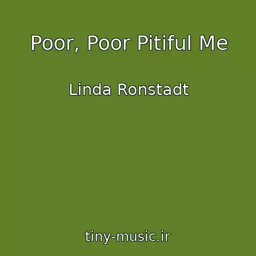 کاور آهنگ Poor, Poor Pitiful Me از Linda Ronstadt