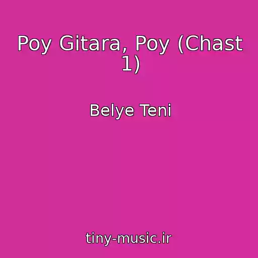 کاور آهنگ Poy Gitara, Poy (Chast 1) از Belye Teni