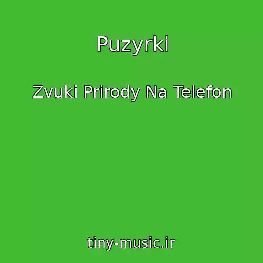 کاور آهنگ Puzyrki از Zvuki Prirody Na Telefon
