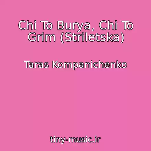 کاور آهنگ Chi To Burya, Chi To Grіm (Strіletska) از Taras Kompanіchenko