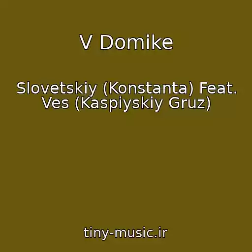 کاور آهنگ V Domike از Slovetskiy (Konstanta) Feat. Ves (Kaspiyskiy Gruz)