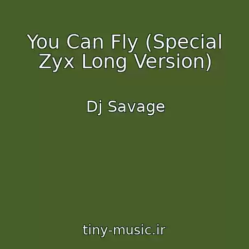 کاور آهنگ You Can Fly (Special Zyx Long Version) از Dj Savage