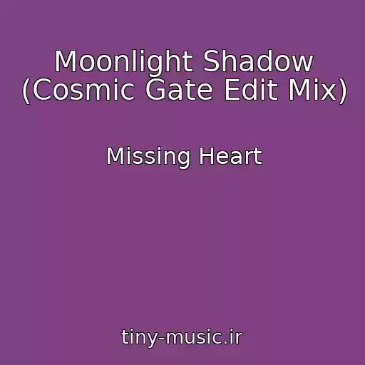 کاور آهنگ Moonlight Shadow (Cosmic Gate Edit Mix) از Missing Heart