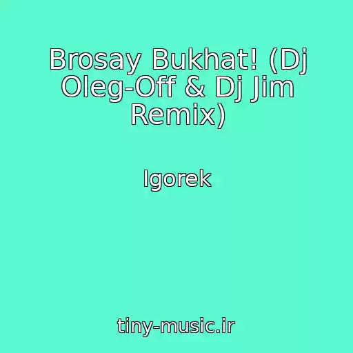 کاور آهنگ Brosay Bukhat! (Dj Oleg-Off & Dj Jim Remix) از Igorek