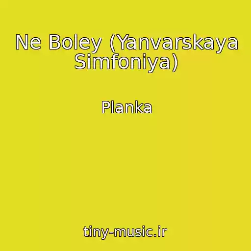 کاور آهنگ Ne Boley (Yanvarskaya Simfoniya) از Planka