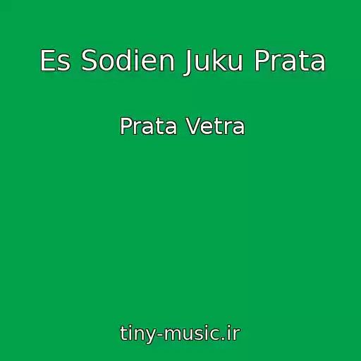 کاور آهنگ Es Sodien Juku Prata از Prata Vetra