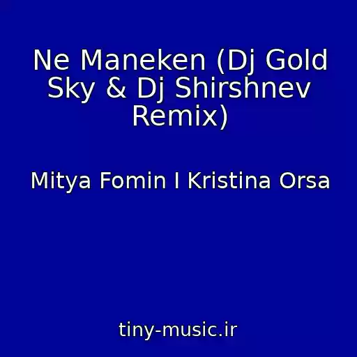 کاور آهنگ Ne Maneken (Dj Gold Sky & Dj Shirshnev Remix) از Mitya Fomin I Kristina Orsa