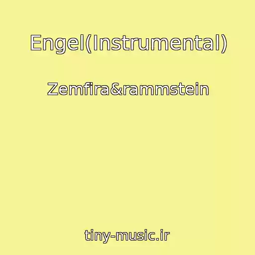 کاور آهنگ Engel(Instrumental) از Zemfira&rammstein