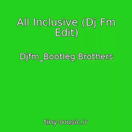 کاور آهنگ All Inclusive (Dj Fm Edit) از Djfm_Bootleg Brothers