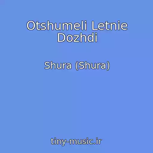 کاور آهنگ Otshumeli Letnie Dozhdi از Shura (Shura)
