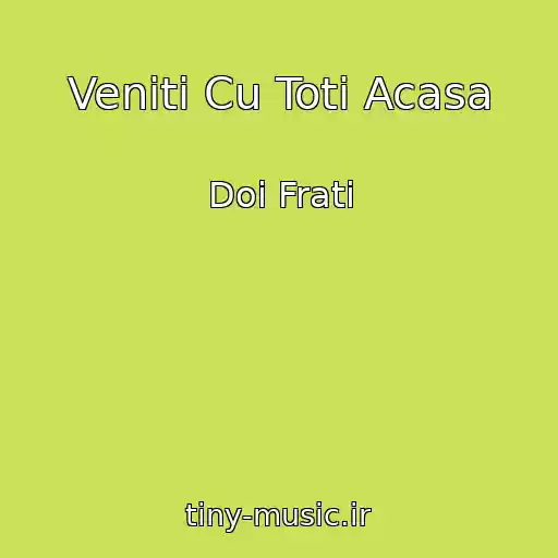 کاور آهنگ Veniti Cu Toti Acasa از Doi Frati