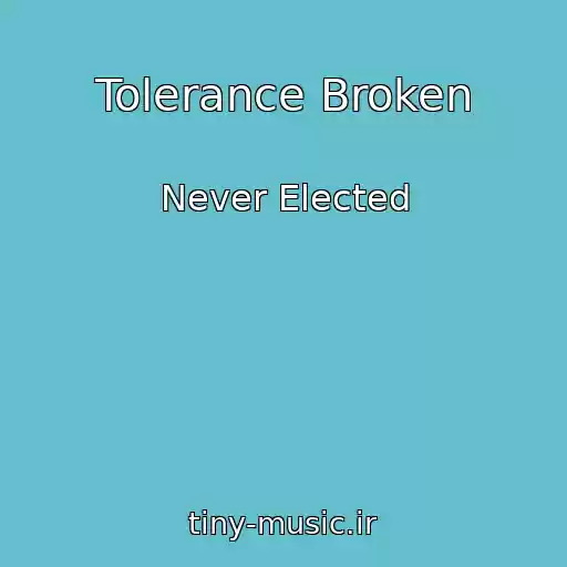 کاور آهنگ Tolerance Broken از Never Elected
