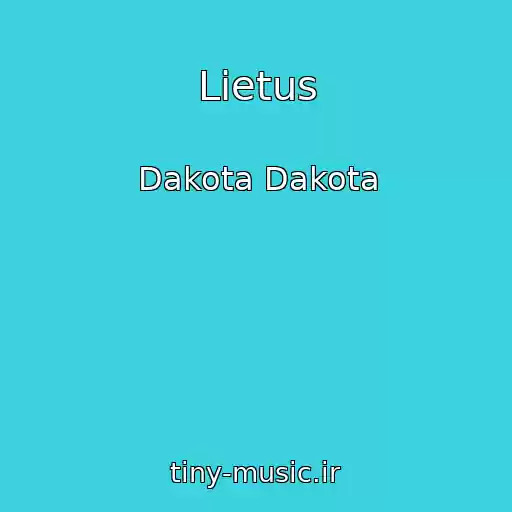 کاور آهنگ Lietus از Dakota Dakota