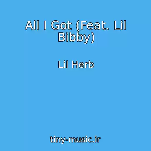 کاور آهنگ All I Got (Feat. Lil Bibby) از Lil Herb