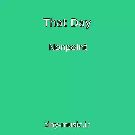 کاور آهنگ That Day از Nonpoint